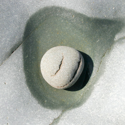 Beach Stone on Wet Slate Friog Beach